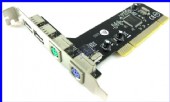 PCI ל-2 יציאות USB + יציאות PS2