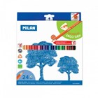 סט 24 עפרונות צבעוניים משולש